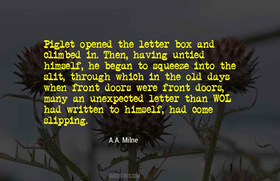 A.A. Milne Quotes #1248268