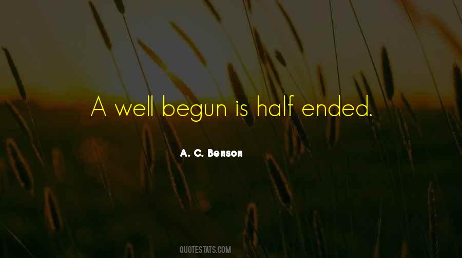 A. C. Benson Quotes #209561