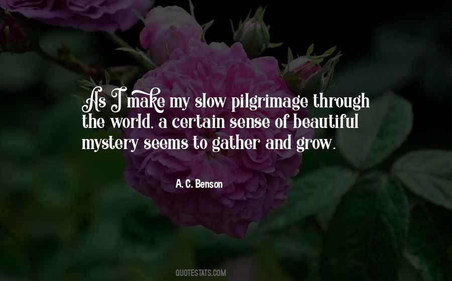 A. C. Benson Quotes #459976