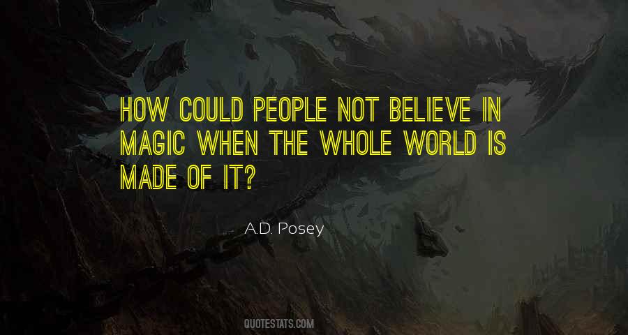 A.D. Posey Quotes #626193