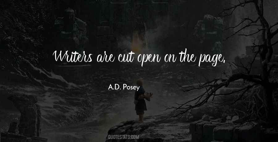 A.D. Posey Quotes #95708