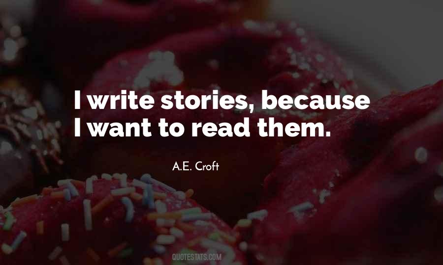 A.E. Croft Quotes #297303
