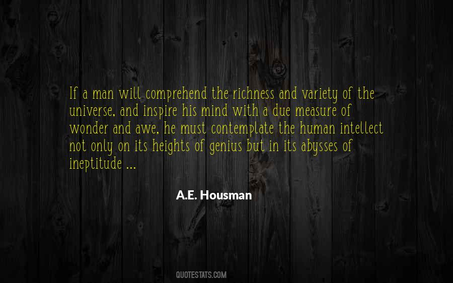 A.E. Housman Quotes #1269188