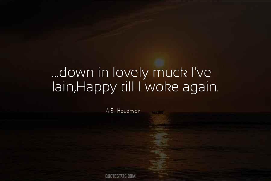 A.E. Housman Quotes #480225