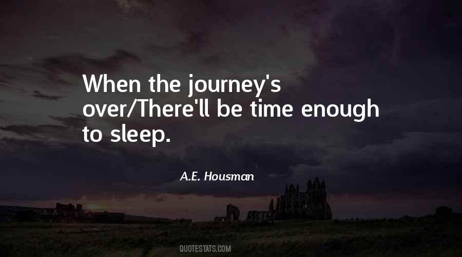 A.E. Housman Quotes #49321