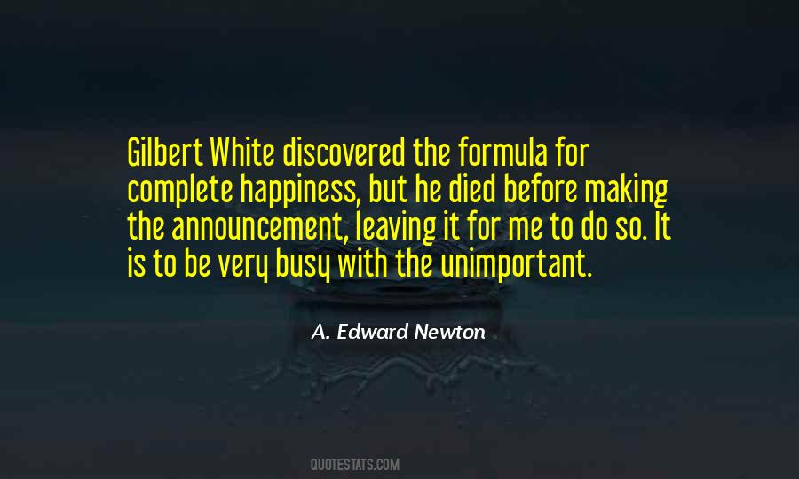 A. Edward Newton Quotes #208648