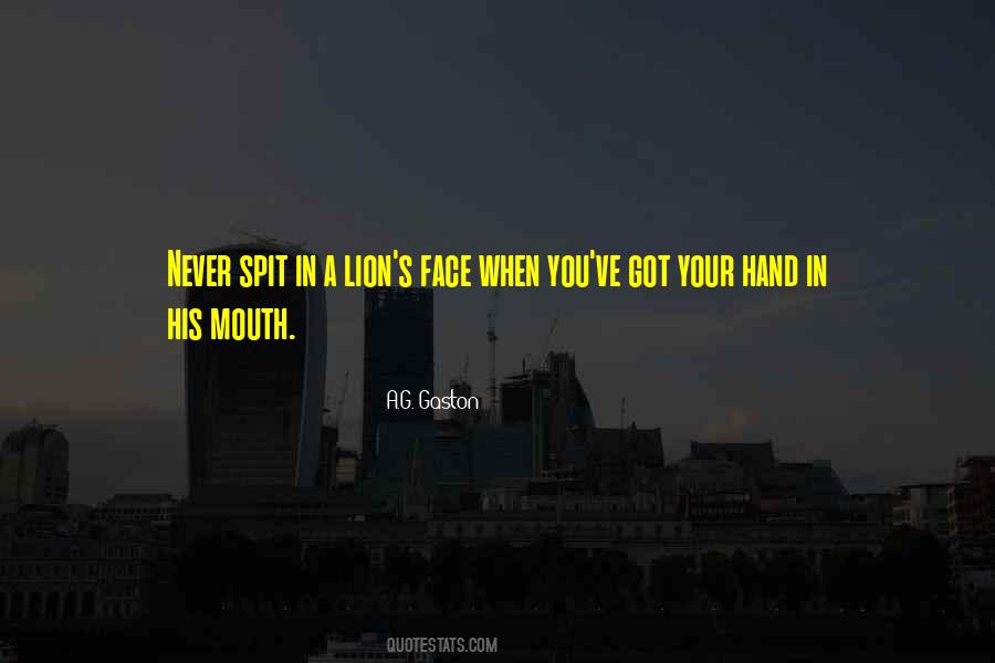 A.G. Gaston Quotes #354544