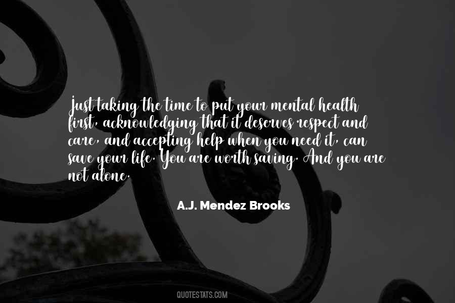 A.J. Mendez Brooks Quotes #1372900
