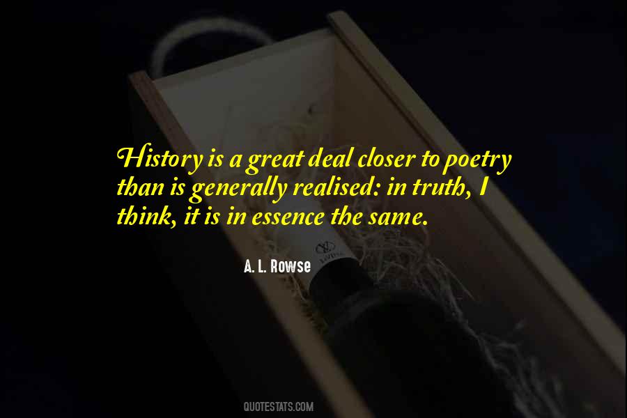 A. L. Rowse Quotes #368678