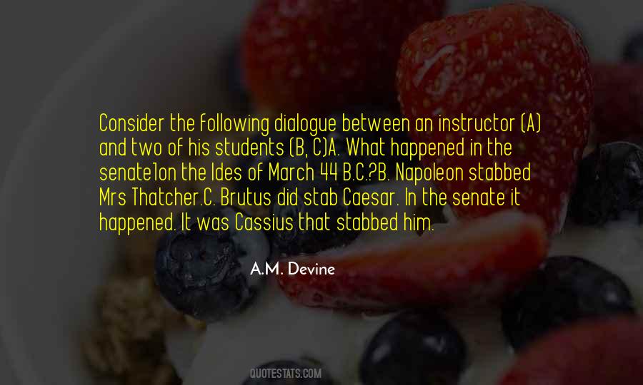 A.M. Devine Quotes #504430 A.M. Devine Quotes #504430