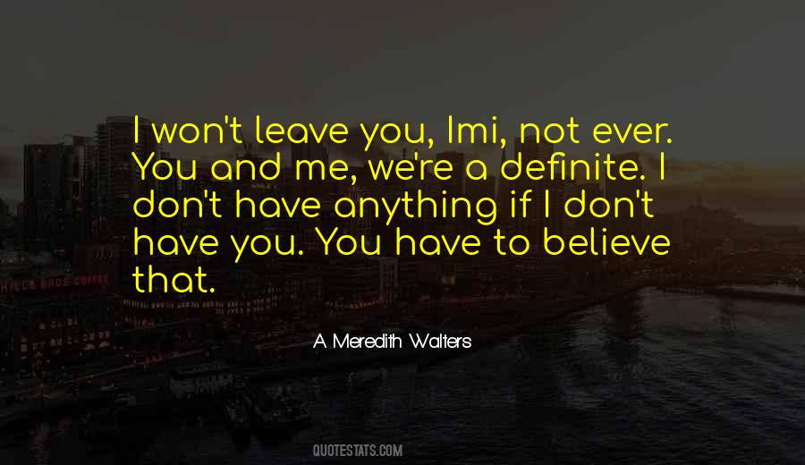 A Meredith Walters Quotes #163285