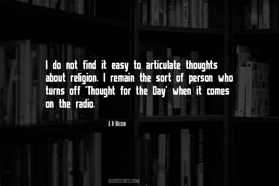 A. N. Wilson Quotes #1270740