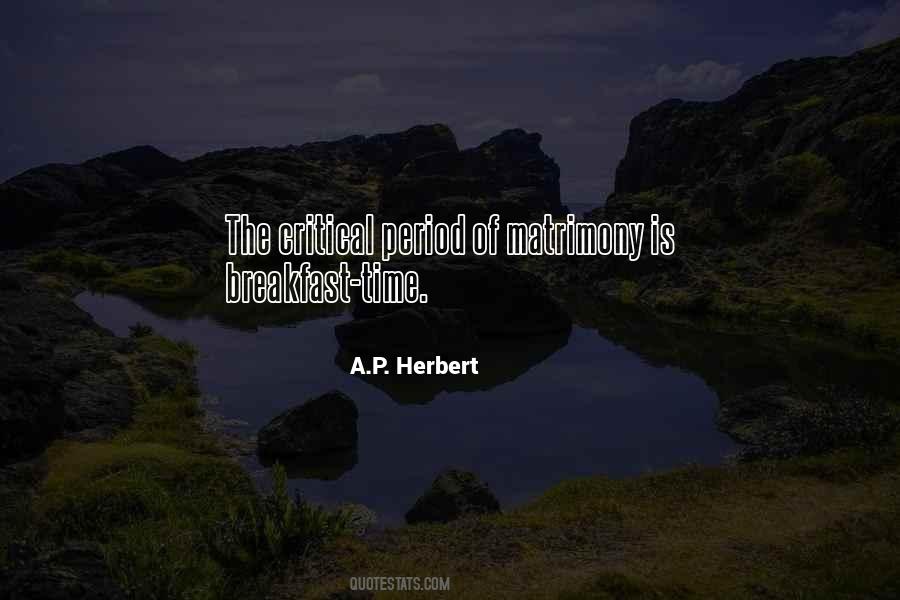 A.P. Herbert Quotes #1031810