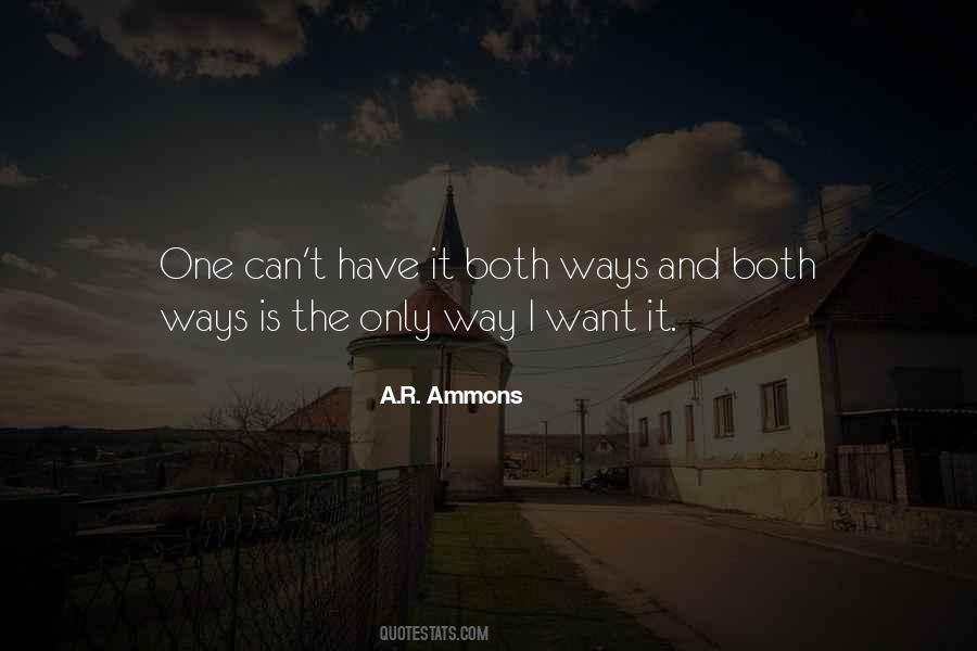 A.R. Ammons Quotes #1245021
