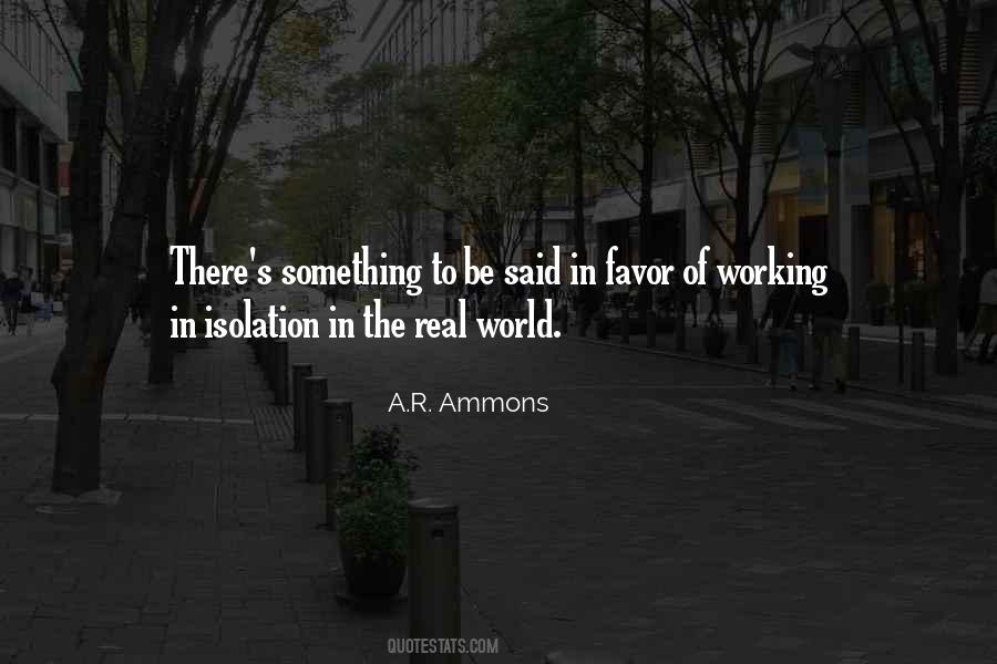 A.R. Ammons Quotes #1601285