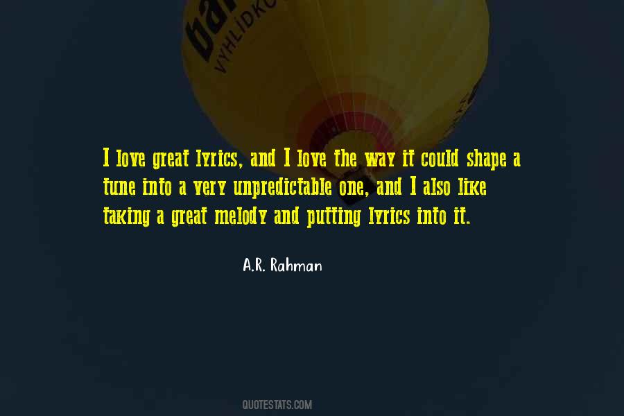 A.R. Rahman Quotes #111193