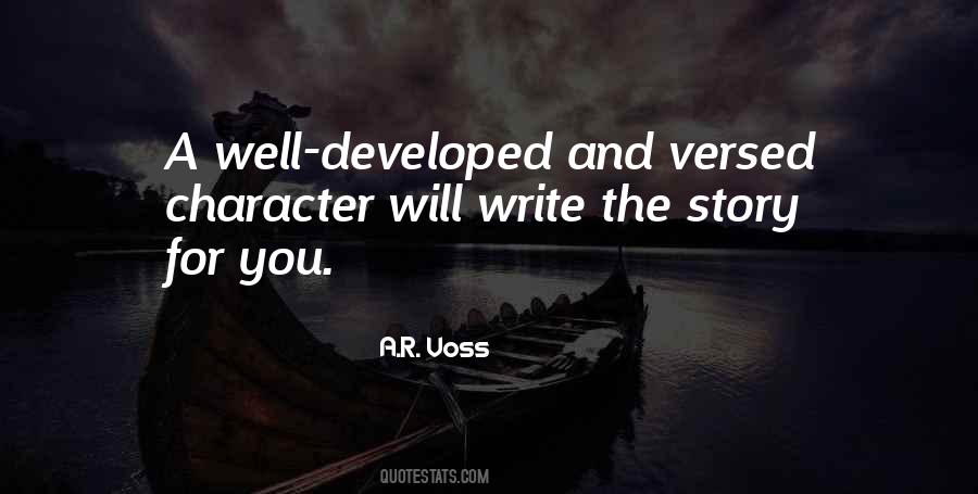 A.R. Voss Quotes #1125218