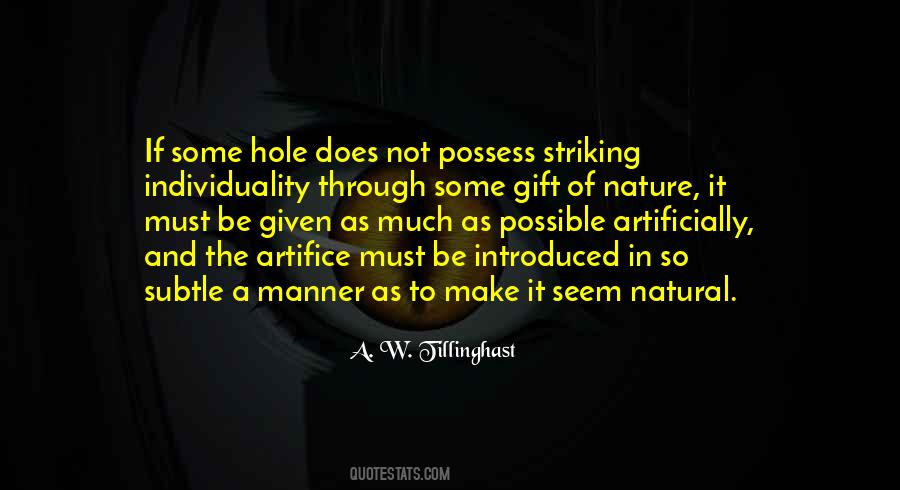 A. W. Tillinghast Quotes #379008