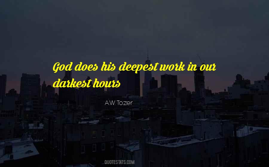 A.W. Tozer Quotes #258878