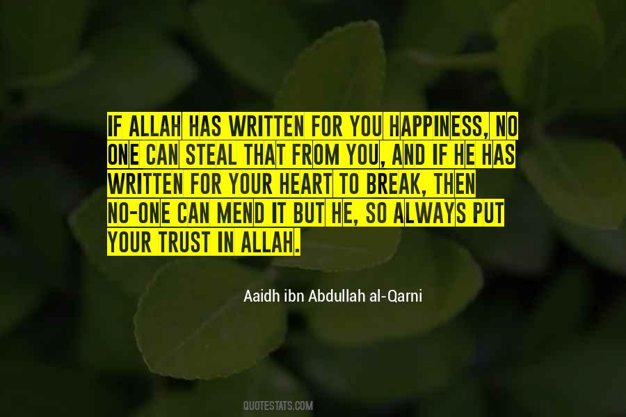 Aaidh Ibn Abdullah Al-Qarni Quotes #549641