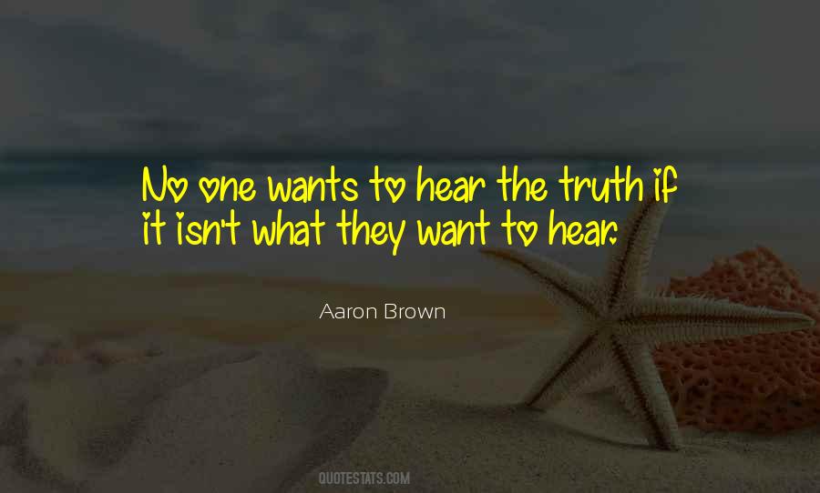 Aaron Brown Quotes #87645