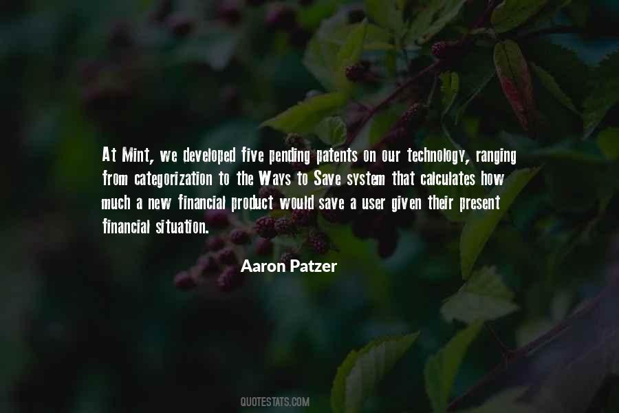 Aaron Patzer Quotes #120460