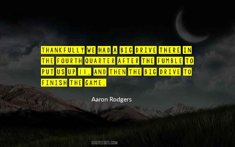 Aaron Rodgers Quotes #765023