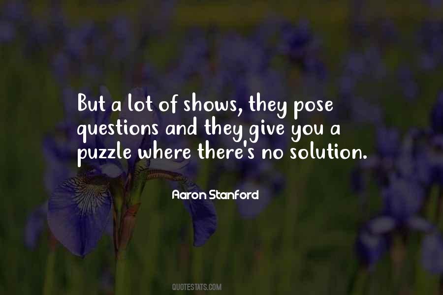 Aaron Stanford Quotes #1049550