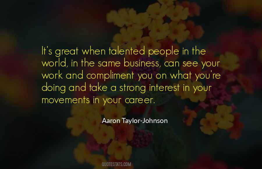 Aaron Taylor-Johnson Quotes #481221