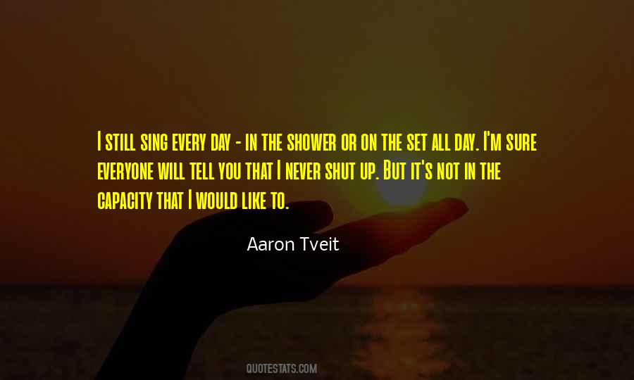 Aaron Tveit Quotes #241575