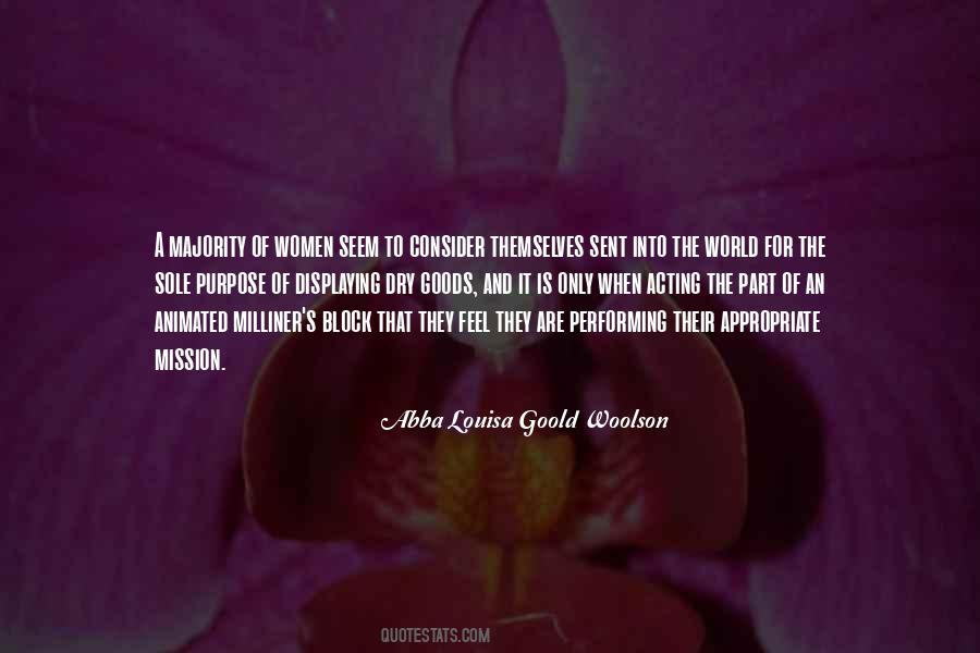 Abba Louisa Goold Woolson Quotes #1296609