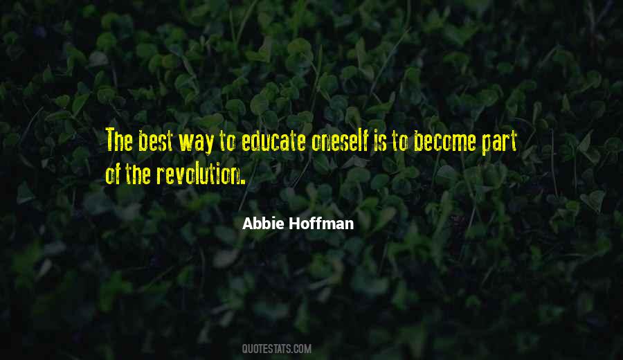 Abbie Hoffman Quotes #1107801