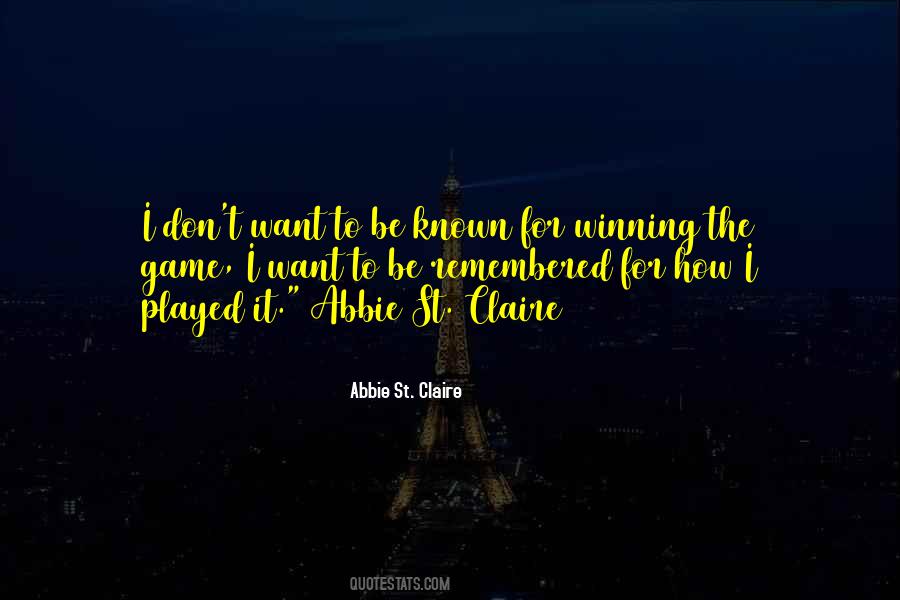 Abbie St. Claire Quotes #1370251