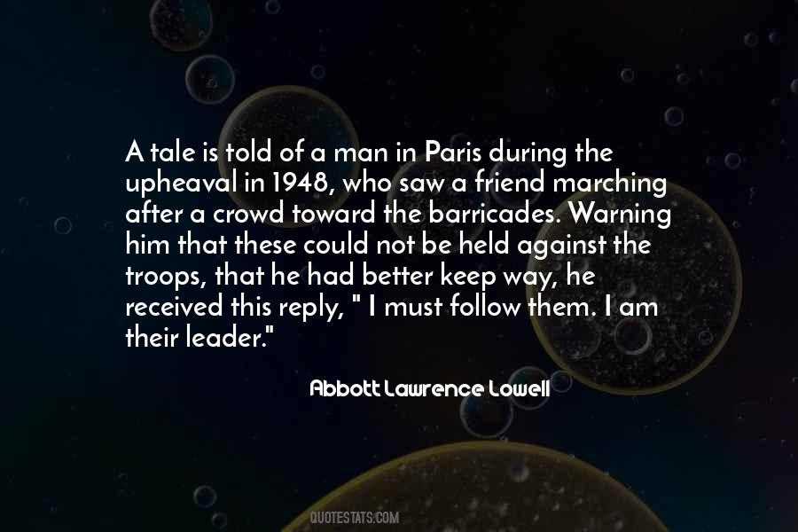 Abbott Lawrence Lowell Quotes #180932