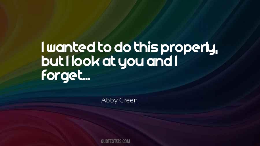 Abby Green Quotes #1851976