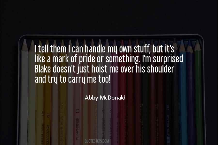 Abby McDonald Quotes #1208741