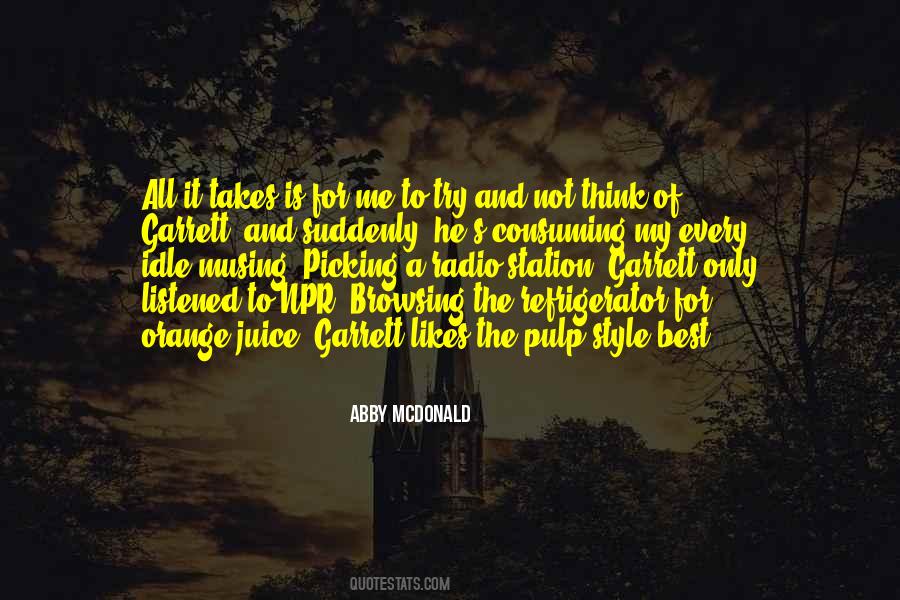 Abby McDonald Quotes #1872690