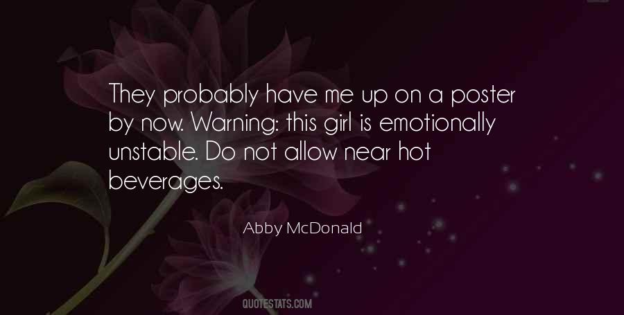 Abby McDonald Quotes #622557