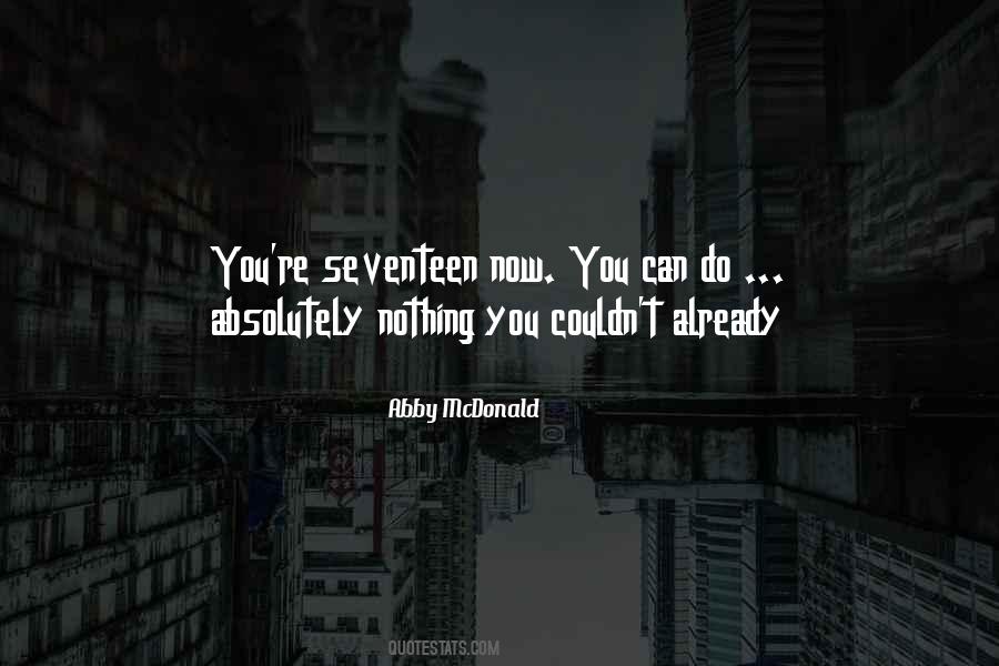 Abby McDonald Quotes #633675