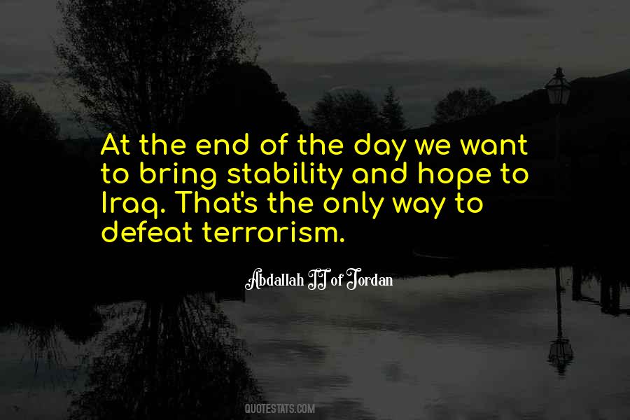 Abdallah II Of Jordan Quotes #133132