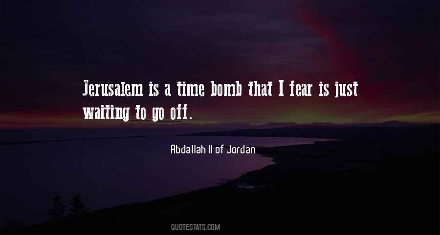 Abdallah II Of Jordan Quotes #428599