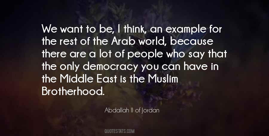 Abdallah II Of Jordan Quotes #63071