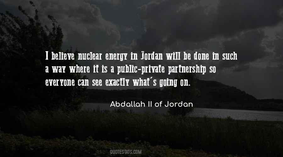 Abdallah II Of Jordan Quotes #783487
