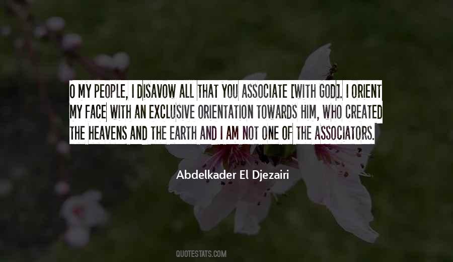 Abdelkader El Djezairi Quotes #215134