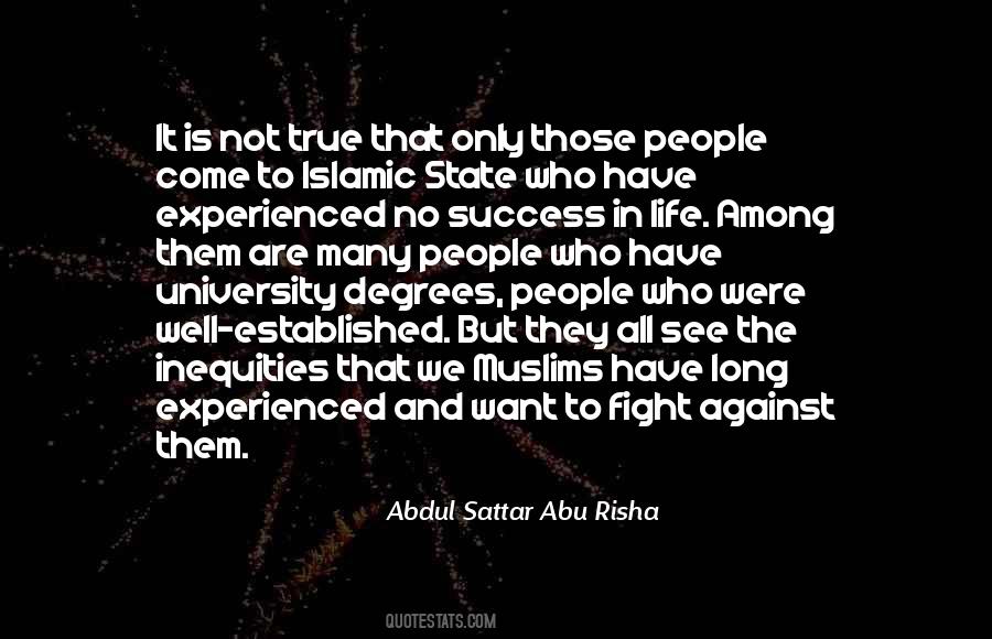 Abdul Sattar Abu Risha Quotes #1068745