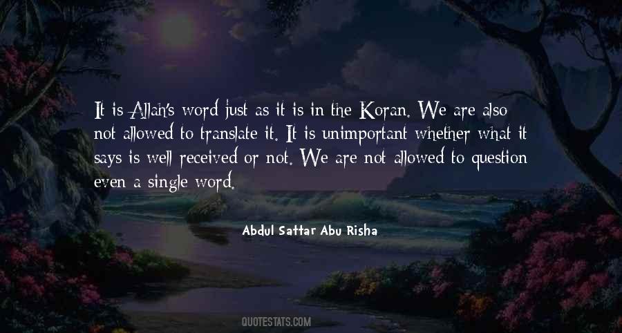 Abdul Sattar Abu Risha Quotes #513311