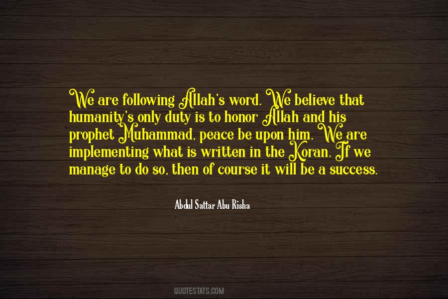 Abdul Sattar Abu Risha Quotes #521890