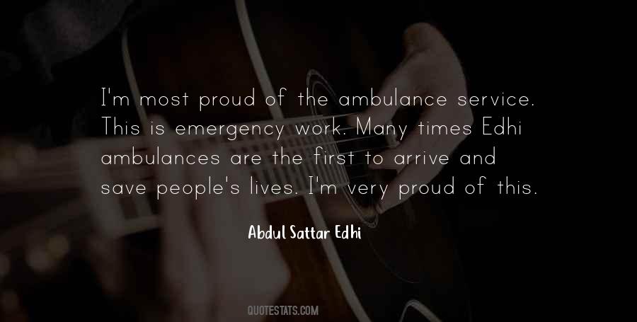 Abdul Sattar Edhi Quotes #1125352