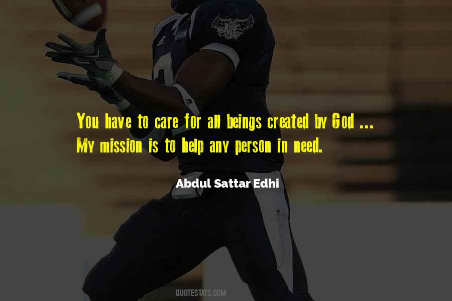 Abdul Sattar Edhi Quotes #1483883