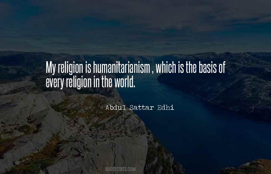 Abdul Sattar Edhi Quotes #762310
